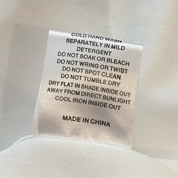 SOFIA THE LABEL white pink floral print GG tie front puffy sleeve mini dress - Picture 12 of 12